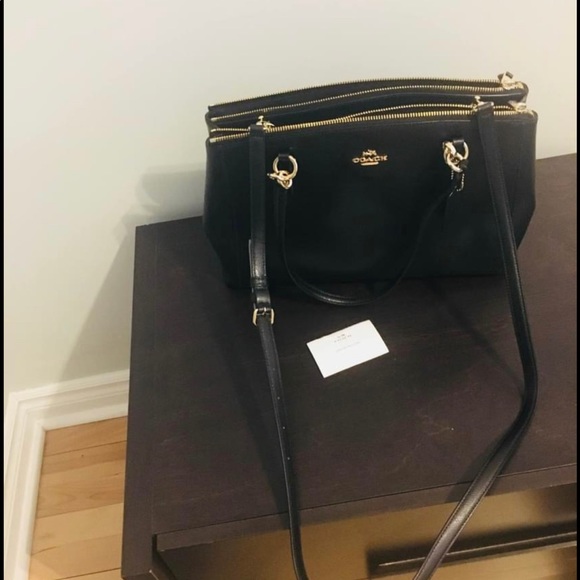 Coach bag- Carryall Christie black Leather - Picture 5 of 8